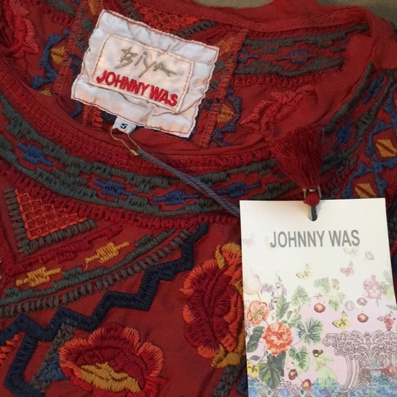 Johnny Was Abira Cupra Blouse - Picture 5 of 6